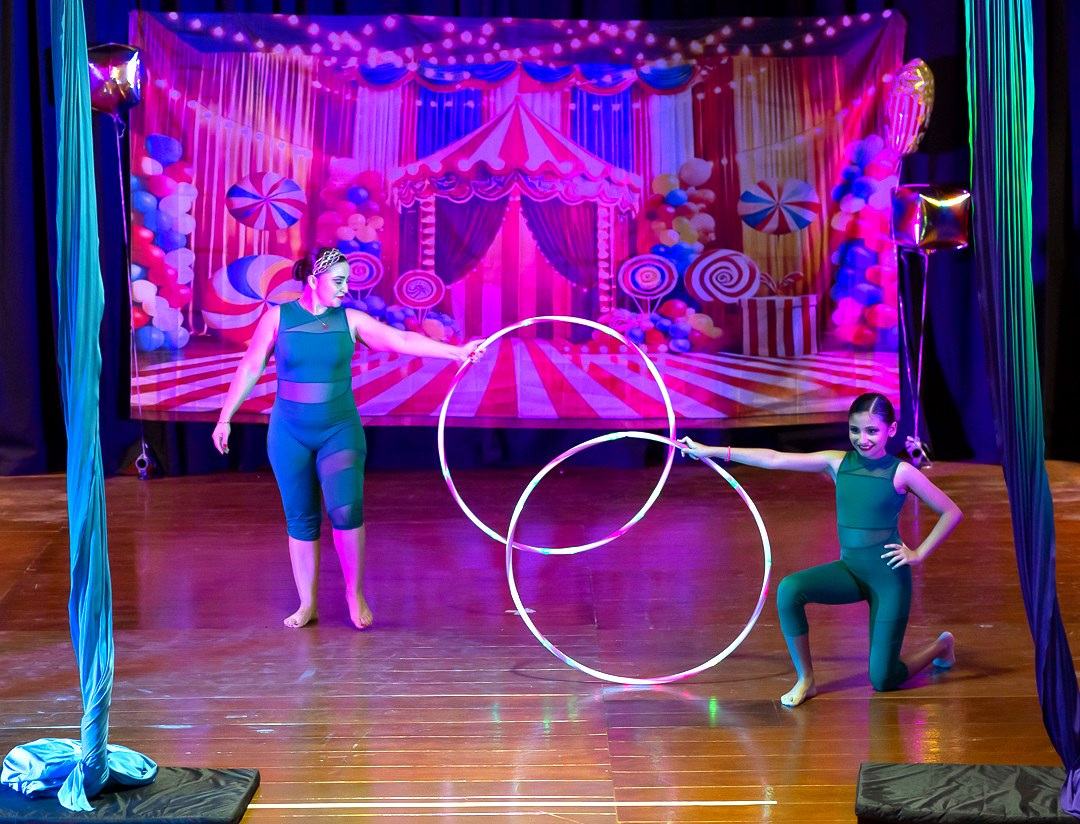 Acrobacia con aros